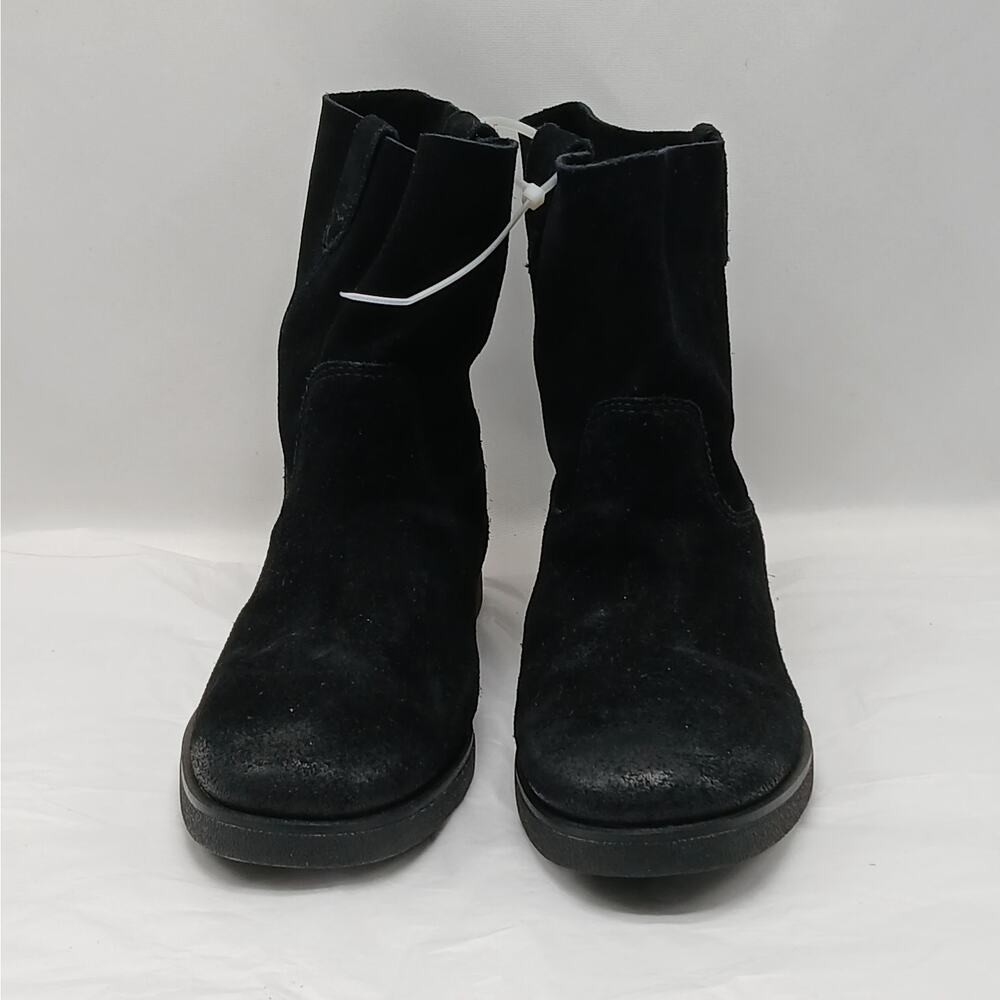 UGG Josefene Boots Women's Size 6 Black Suede Slip On Grunge Gorpcore Booties - Picture 2 of 10